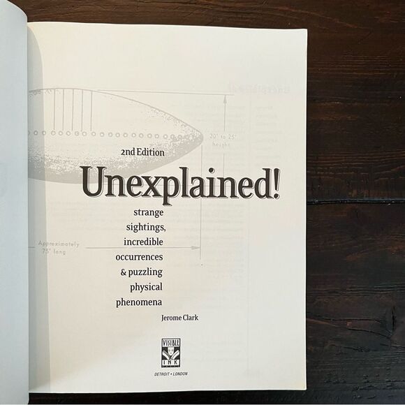 Unexplained! New Edition Book by Jerome Clark - Picture 2 of 4